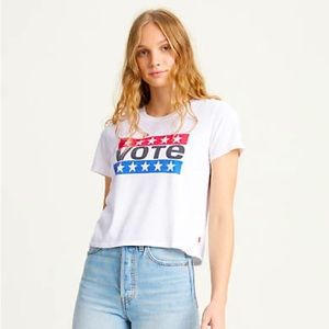 LEVI'S® X VOTE Cropped Surf Tee Shirt